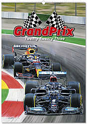 Formel-1 Wandkalender 2023 Grand Prix