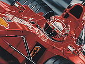 Italian Dream, Michael Schumacher Ferrari Formel-1 Kunstdruck von Colin Carter