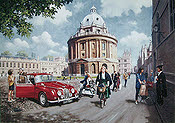 University Days, Jaguar Mark II Automobilkunst von Kevin Walsh