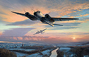 RLM Junkers Ju 88-G1 aviation art print by Mark Postlethwaite