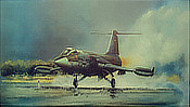 F-104G Starfighter of the Luftwaffe - Aviation Art by Michael Rondot