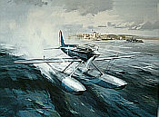 Schneider Trophy Winner, Supermarine S6B aviation art print by Michael Turner