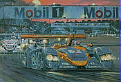 Audi at Sebring, Audi R8 Kunstdruck von Nicholas Watts