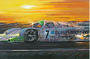 Daytona Porsche 962c, motorsport art print by Nicholas Watts