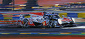 Le Mans 2018 Victory for Toyota - TS050 Hybrid No 8 - Automobile Art by Nicholas Watts