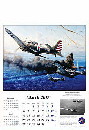 Aircraft Calendar 2017 March SBD Dauntless © Robert Taylor