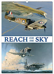 Aircraft Calendar 2022 Reach for the-Sky Aviation Art by Robert Taylor