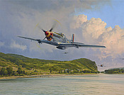 Luftfahrtkunst Kalender 2022 Robert Taylor P51 Mustang - Januar