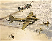 Robert Taylor Aviation Art Calendar 2021 B-17 Flying Fortress - May