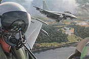 Freie Jagd, Eurofighter JG74 aviation art print by Ronald Wong