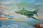 Phinal Stampede, F4F Phantom Luftwaffe JG73 Luftfahrt-Kunstdruck von Ronald Wong