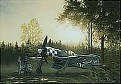 Ready for Action - Fw190 A6 des JG1 - Luftfahrtkunst von Stephen Brown