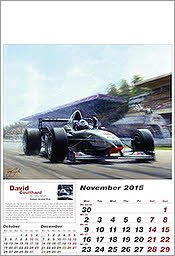 November McLaren-Mercedes Motorsport F1 Kalender 2015 von Tony Smith